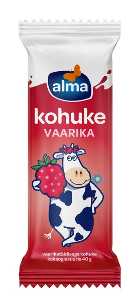 Biezpiena sieriņš ar aveņu pildījumu 40g, Alma