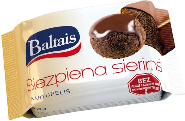 Biezpiena sieriņš Kartupelis 38g, Baltais