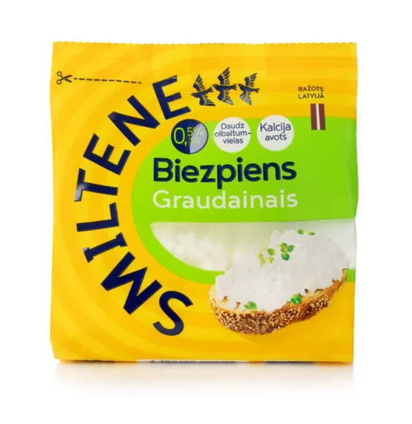 Graudainais biezpiens Smiltene 0,5% 200g