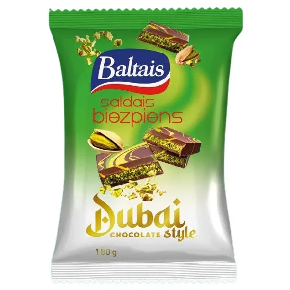 Biezpiens saldais ar Dubaijas šokolādes garšu 180g