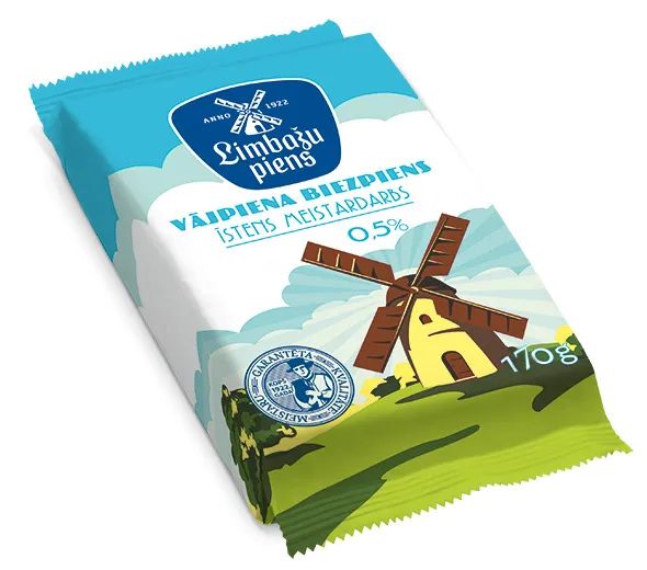 Biezpiens vājpiena 0.5% 170g, Limbažu Piens