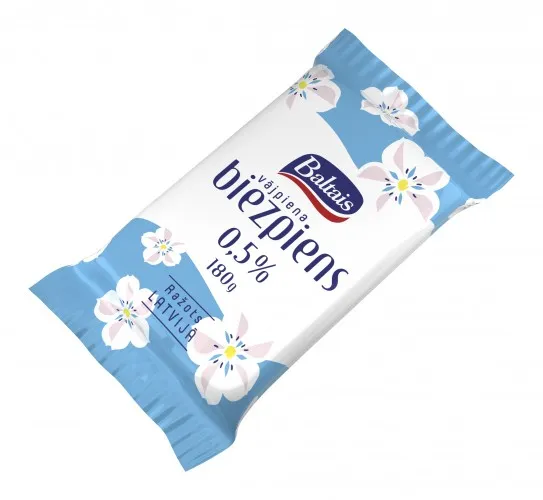 Vājpiena biezpiens BALTAIS 0,5% 180g