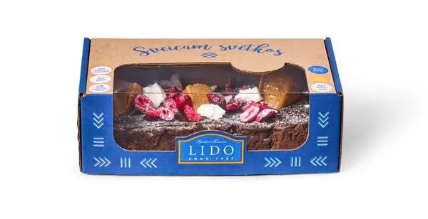 Braunijs ar dzērveniem un riekstiem 450g/fas  Lido