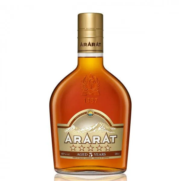 Brendijs Ararat 5* 40% 0.2L