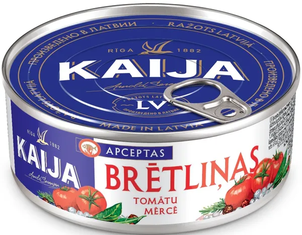 Brētliņas tomātu mērcē 240g/144g