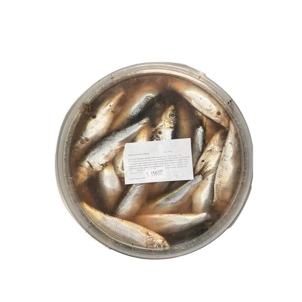 Brētliņas garšvielu sālījumā, sveramas, Kaltenes Zivis