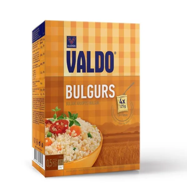 Bulgurs Valdo vidēja maluma 4*125g