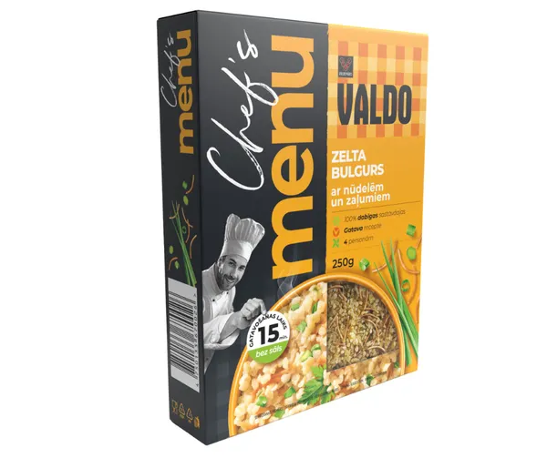 Zelta bulgurs VALDO ar nūdelēm un zaļumiem 250g