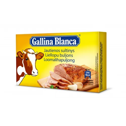 Buljons lielopu gaļas Gallina Blanca  8×10 80g