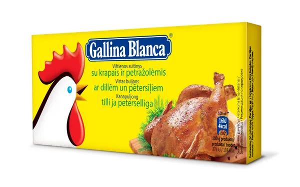 Vistas buljons ar dillēm un pētersīļiem 12x10g, Gallina Blanca