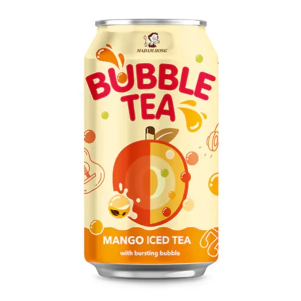 Burbuļtēja ar mango garšu 320ml, Madam Hong