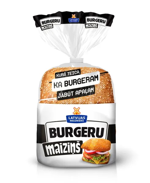Burgeru maize Maiziņš 4x60g, Latvijas Maiznieks