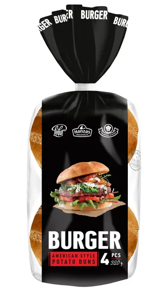 Burgeru maizītes Potato 320g, Hanzas Maiznīca
