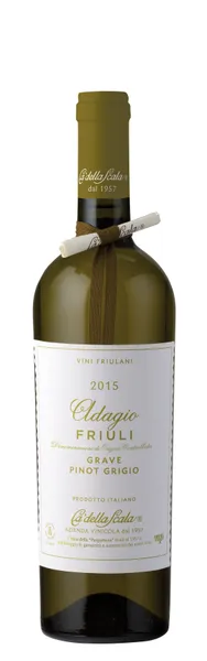 B.vīns Adagio Pinot Grigio Friuli DOC 12%, 0,75l sauss