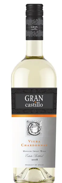 B.vīns Gran Castillo Viura-Chardonnay pussaldais 11.5% 0.75l