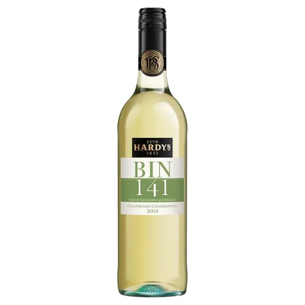 B.vīns Hardys BIN 141 Colombard Chardonnay sausais 12.5% 0.75l