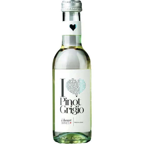 B.vīns I Heart Pinot Grigio sausais 11.5% 0.187l