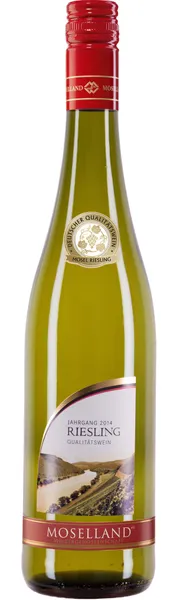 B.vīns Moselland Riesling Qualitatswein pussaldais 8.5% 0.75l