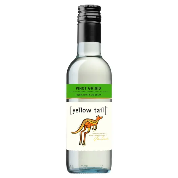 B.vīns Yellow Tail Pinot Grigio 12% 0.187l
