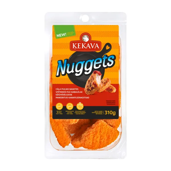 Cāļa filejas nageti 310g, Ķekava