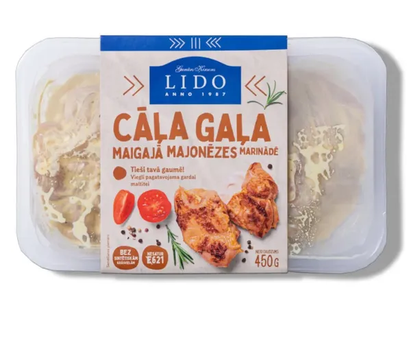 Cāļa gaļa Lido maigajā majonēzes marinādē 450g