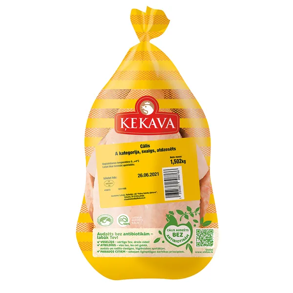 Cālis svaigs, fasēts Akat, sverams, Ķekava