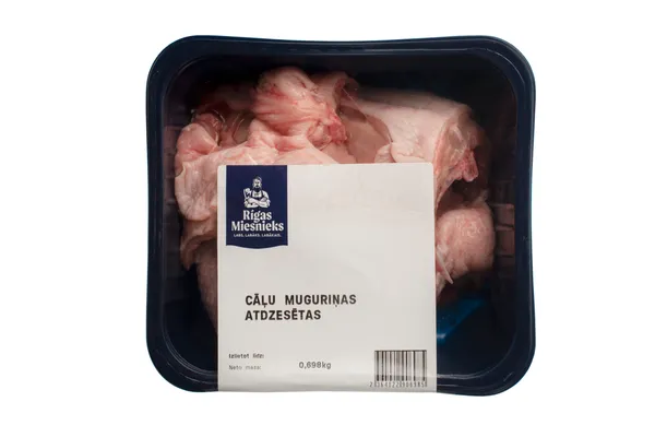 Cāļu muguriņas atdzesētas, sveramas, RM