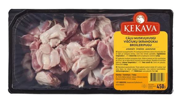 Muskuļkuņģi cāļu svagi 450g