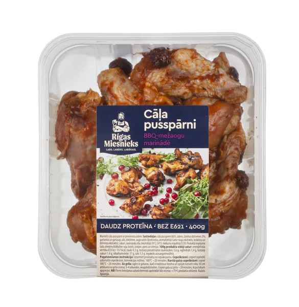 Cāļu pusspārni BBQ-meža ogu marinādē 400g, RM
