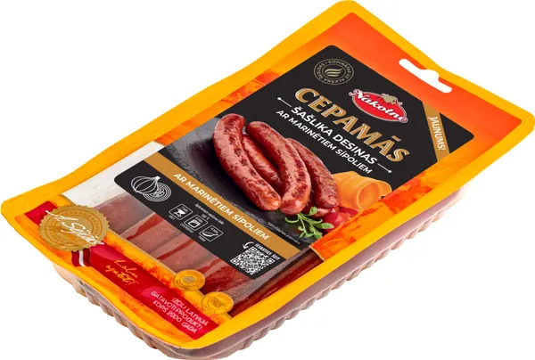 Cepamās šašlika desiņas ar marinētiem sīpoliem 300g, GPU Nākotne