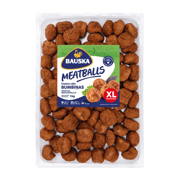 Ceptas cāļa bumbiņas a/atm.1kg, Bauska