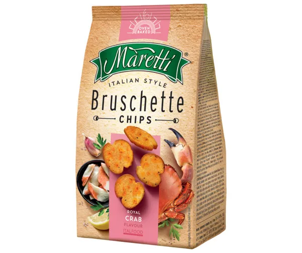 Sausmaizītes MARETTI ar krabju garšu 70g