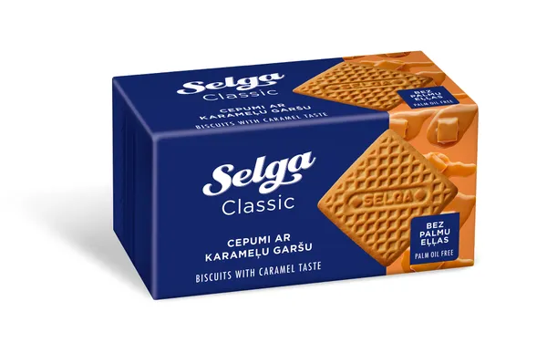 Cepumi Selga ar karameļu garšu 180g