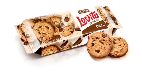 Cepumi ar šokolādes gab. Lovita 150g, Roshen