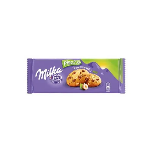Cepumi ar šokolādes un lazdu riekstu gabaliņiem 135g, Milka
