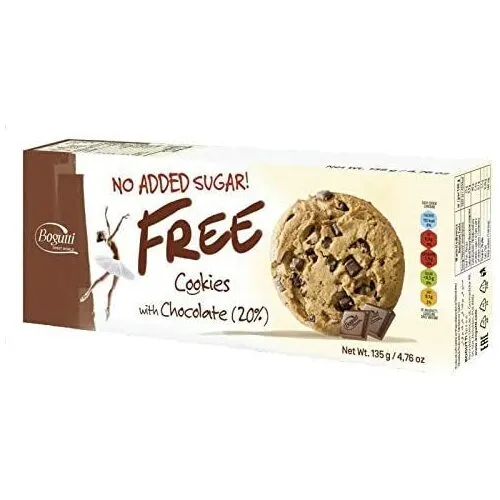 Cepumi Bogutti ar šokolādi bez cukura 135g