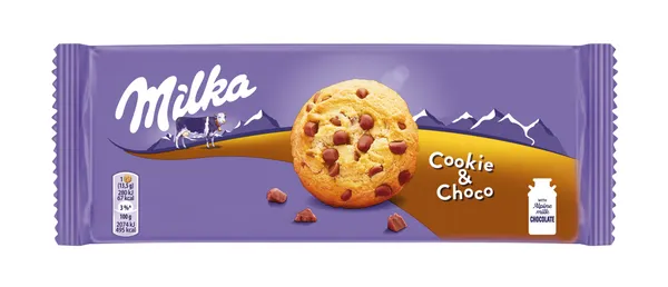 Cepumi Milka choco cookies 135g