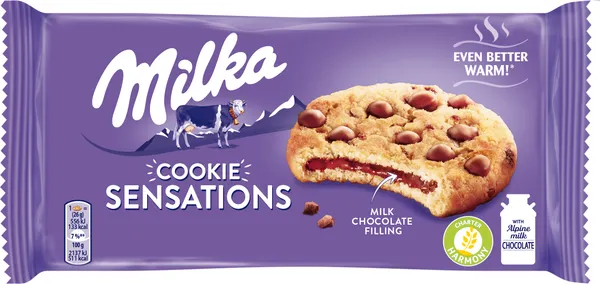 Cepumi Cookie Sensations 156g, Milka