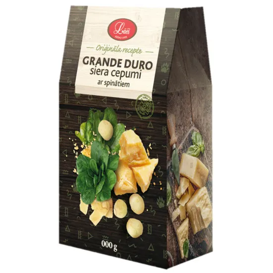 Siera cepumi Grande Duro LĀČI ar spinātiem 140g