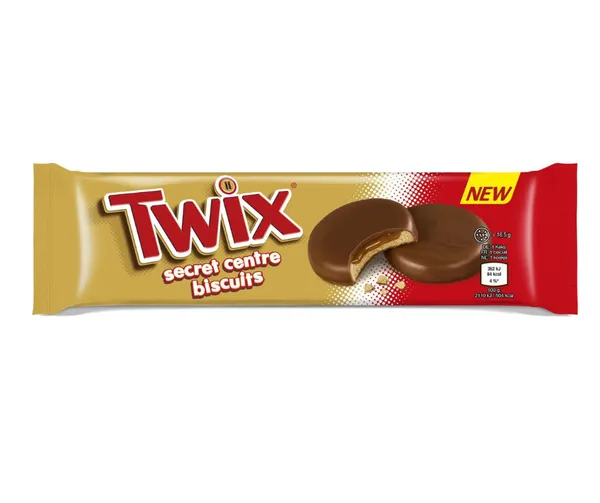 Cepumi JAUNS Twix Secret Center 132g