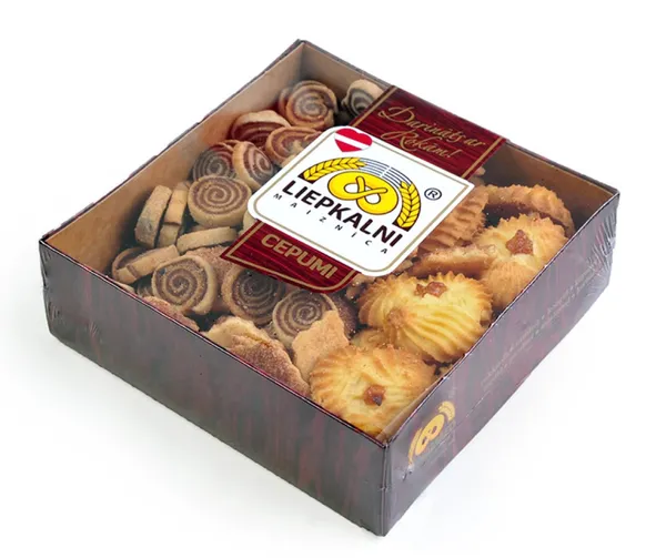 Cepumu izlase (Liepzieds, Šokolādes aplīši, Kanēļa rombiņi) 300g