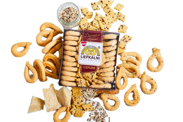 Cepumu izlase Sāļais karuselis (Siera lāsītes, Siera sprungulīši, Sēklu rombiņi) 300g, Liepkalni