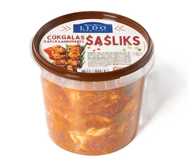 C/g šašliks (kakla karbonāde) 900g, Lido