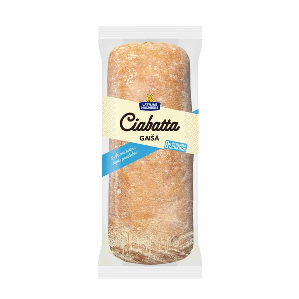 Ciabatta Gaišā 250g, Latvijas Maiznieks