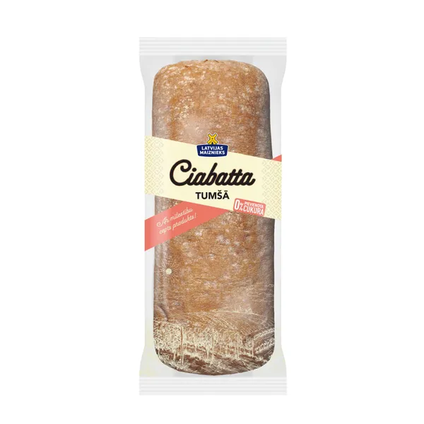 Ciabatta Tumšā 250g, Latvijas Maiznieks