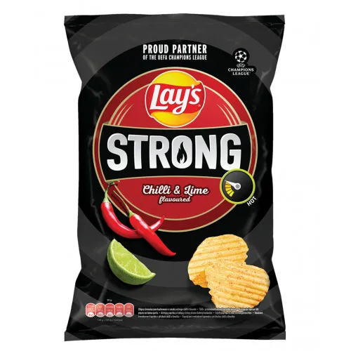 Čipsi ar čili un laima garšu Strong 120g, Lays