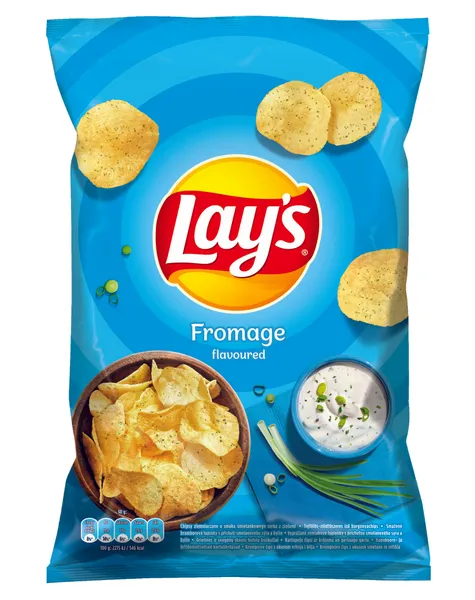 Čipsi Lay’s ar krējuma un zaļo lociņu garšu 130g