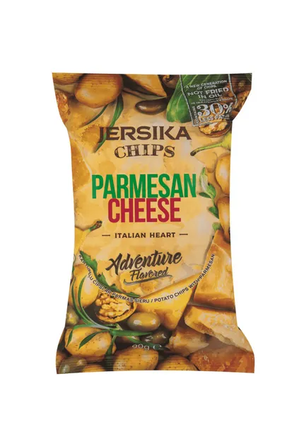 Čipsi ar Parmezāna siera garšu 90g, Jersika