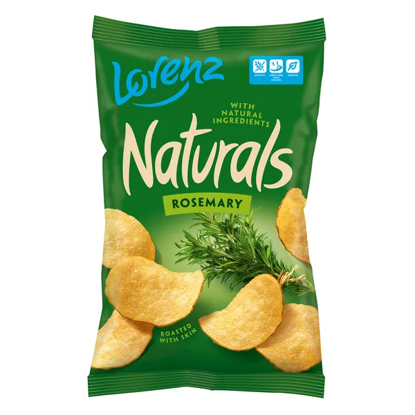 Čipsi ar rosmarīna garšu Naturals100g, Lorenz
