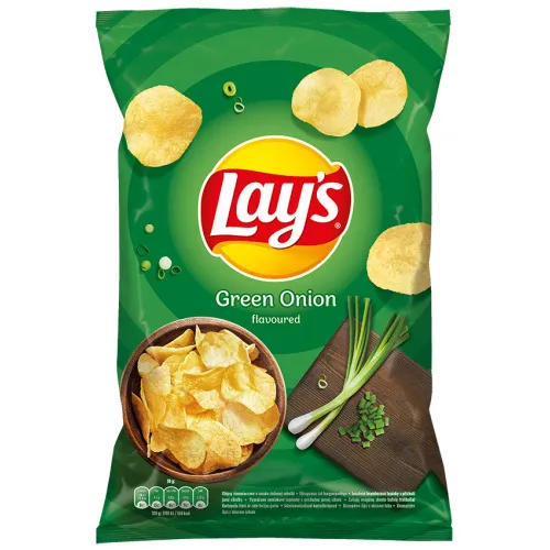 Čipsi ar zaļo lociņu garšu 200g, Lays